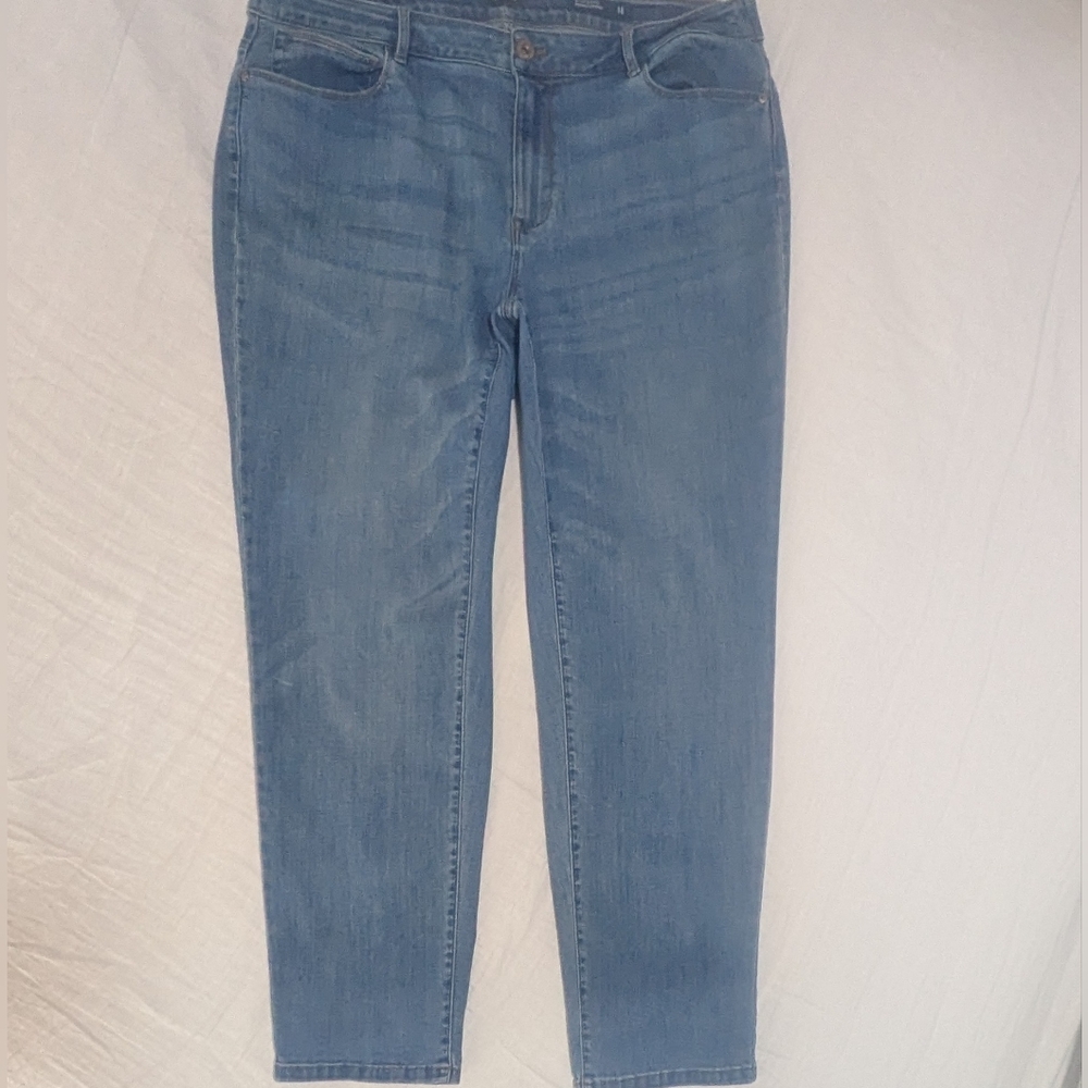 J. Jill Boyfriend Straight Leg Ankle Jeans - Picture 2 of 11